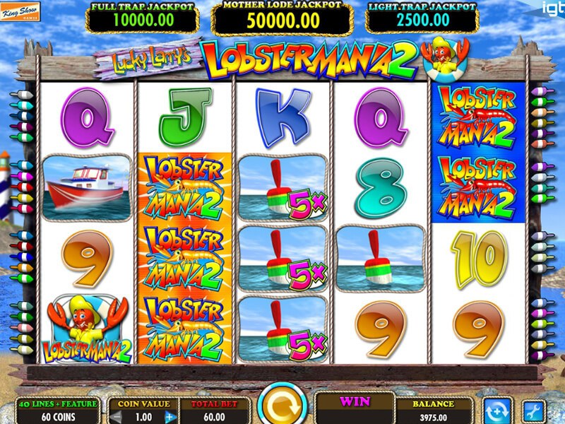 Larry The Lobster Slot Game